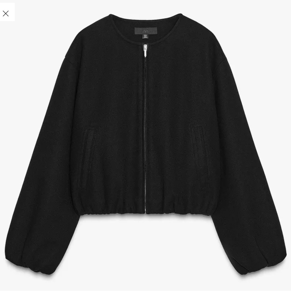 Zara Soft Bomber Jacket Size Medium